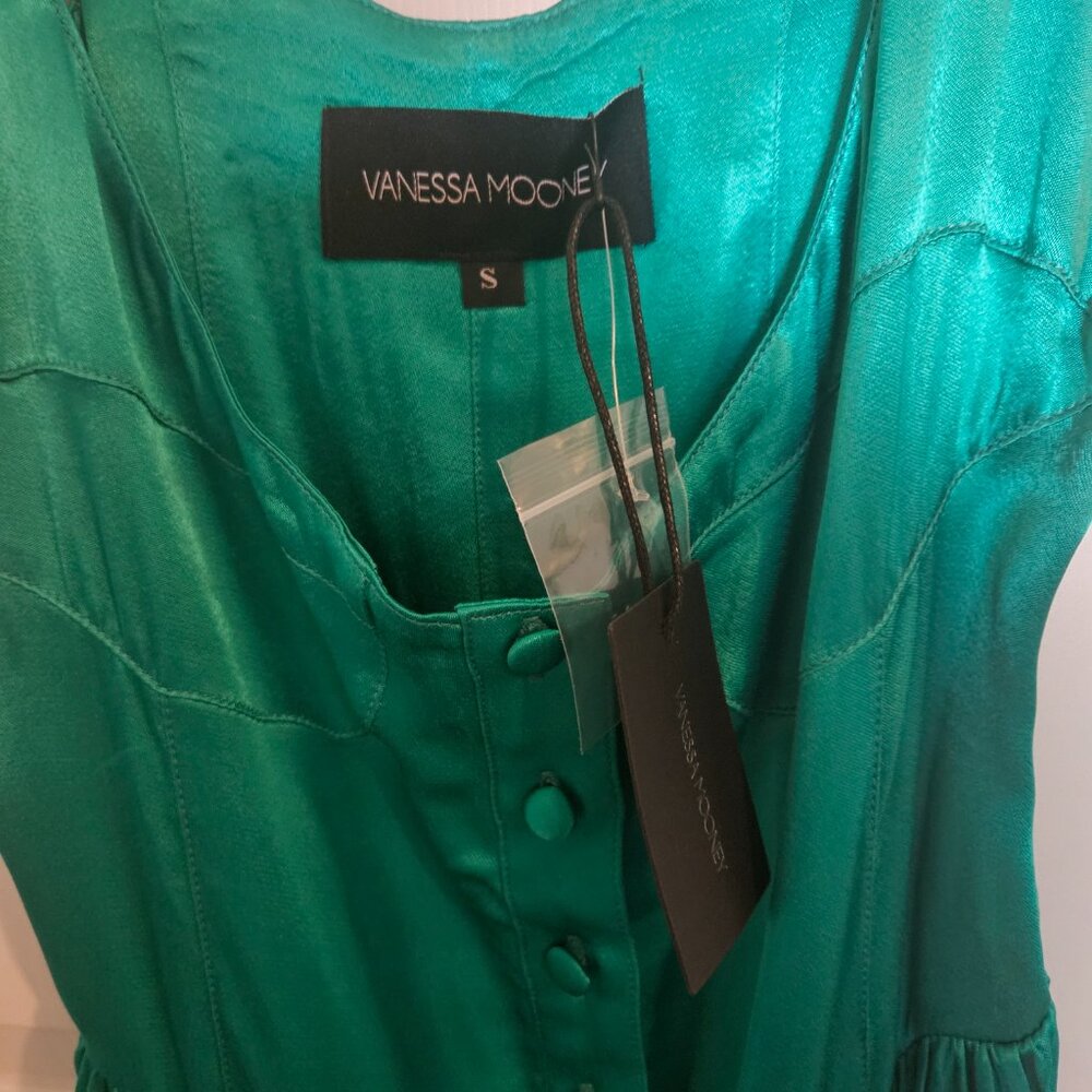 Vanessa Mooney Green Mini Dress - Picture 7 of 8